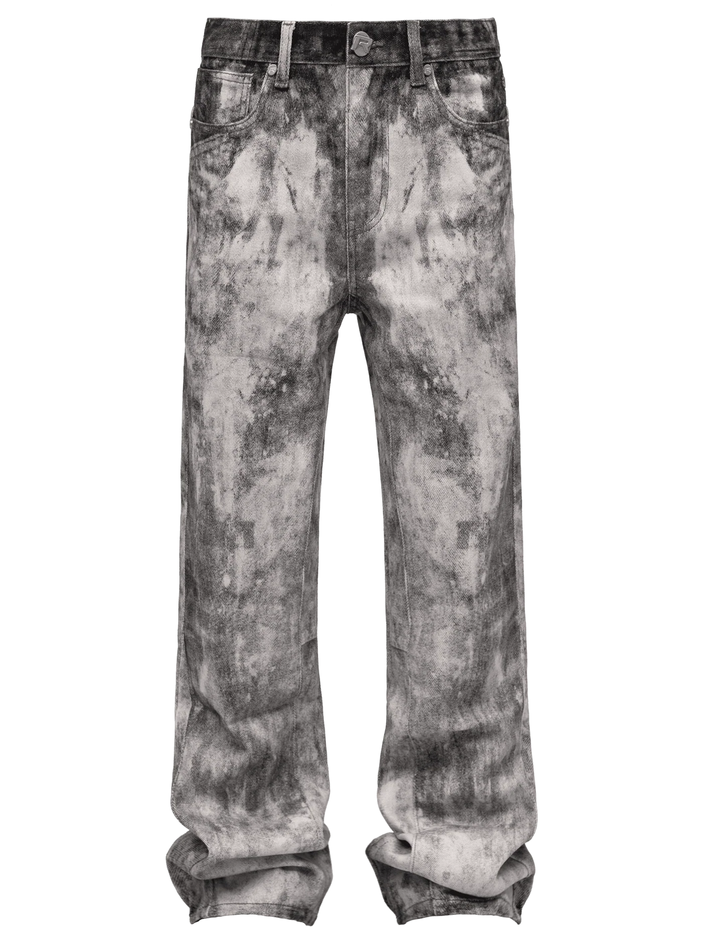 Acid Rinse Flare Denim