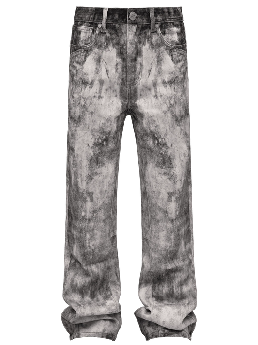 Acid Rinse Flare Denim