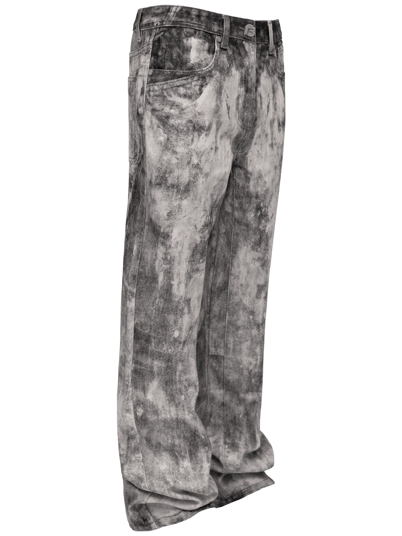 Acid Rinse Flare Denim