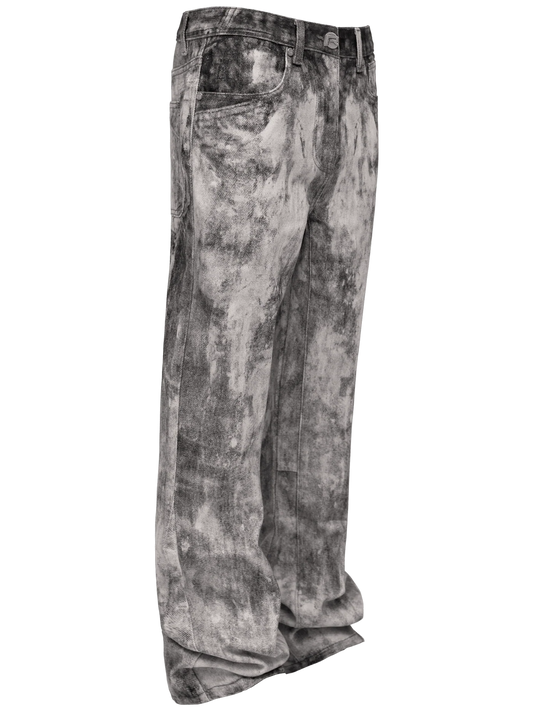 Acid Rinse Flare Denim