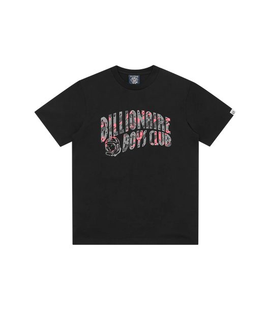 CAMO ARCH LOGO T-SHIRT - BLACK