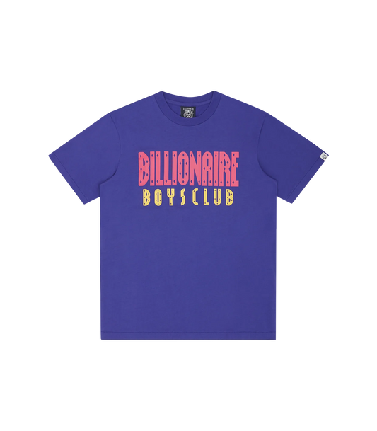 STRAIGHT LOGO T-SHIRT - PURPLE