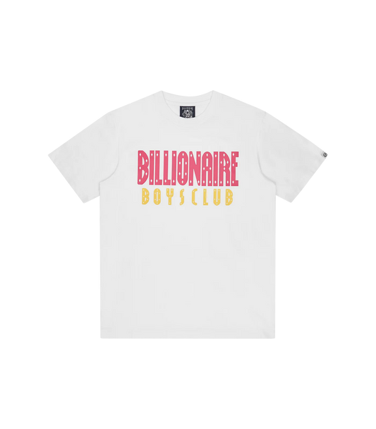 STRAIGHT LOGO T-SHIRT - WHITE