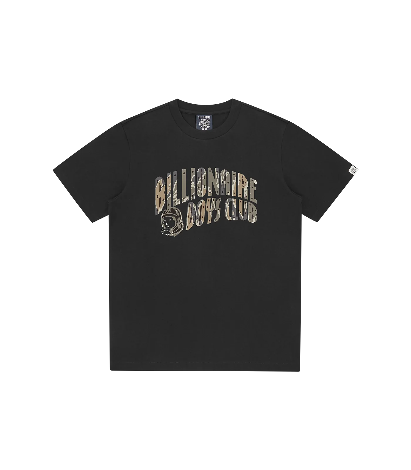 CAMO ARCH LOGO T-SHIRT - BLACK