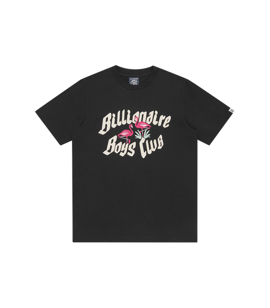 FLAMINGO T-SHIRT - BLACK