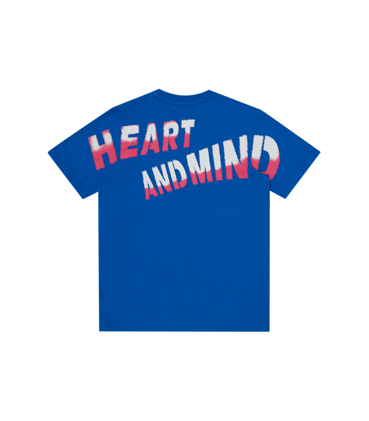 HEART & MIND SPRAYER T-SHIRT - BLUE