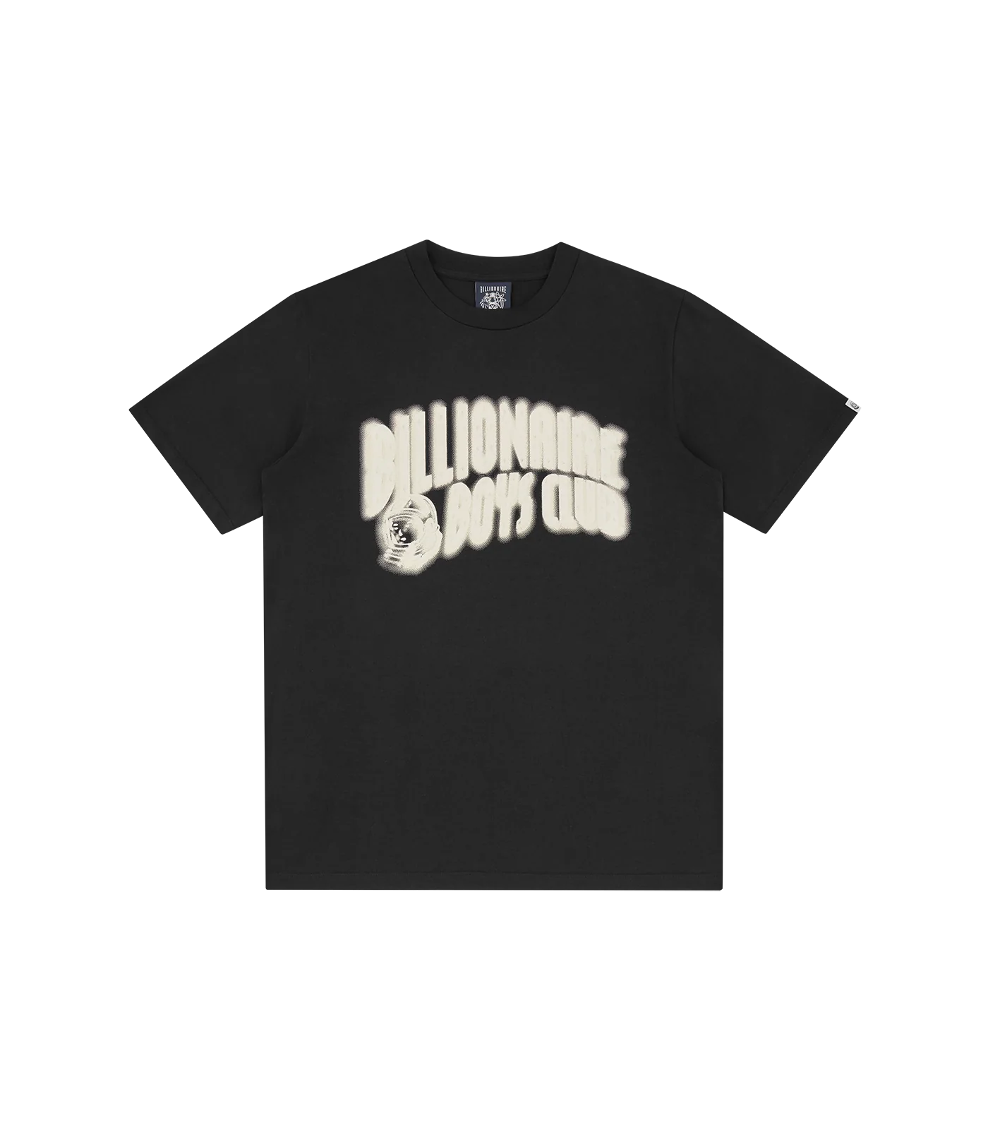 DISTORTED ARCH LOGO T-SHIRT - BLACK
