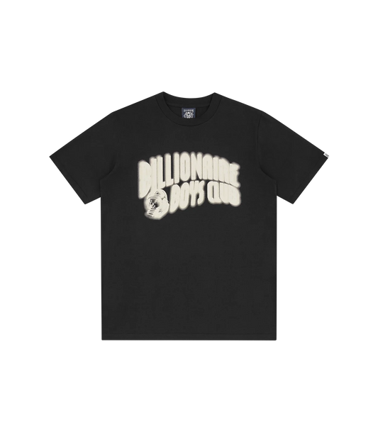 DISTORTED ARCH LOGO T-SHIRT - BLACK