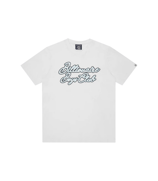 DIAMOND SCRIPT LOGO T-SHIRT - WHITE