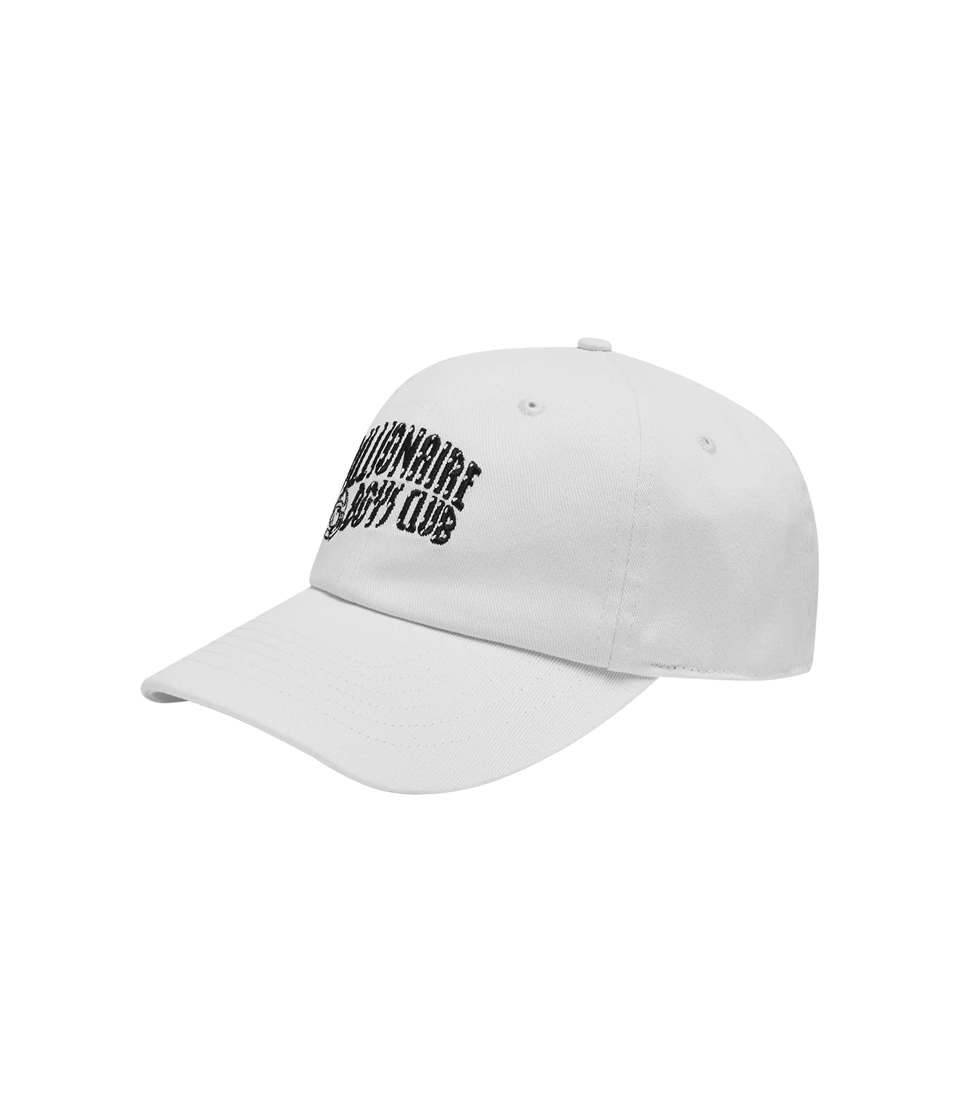 ARCH LOGO CURVED VISOR CAP - WHITE