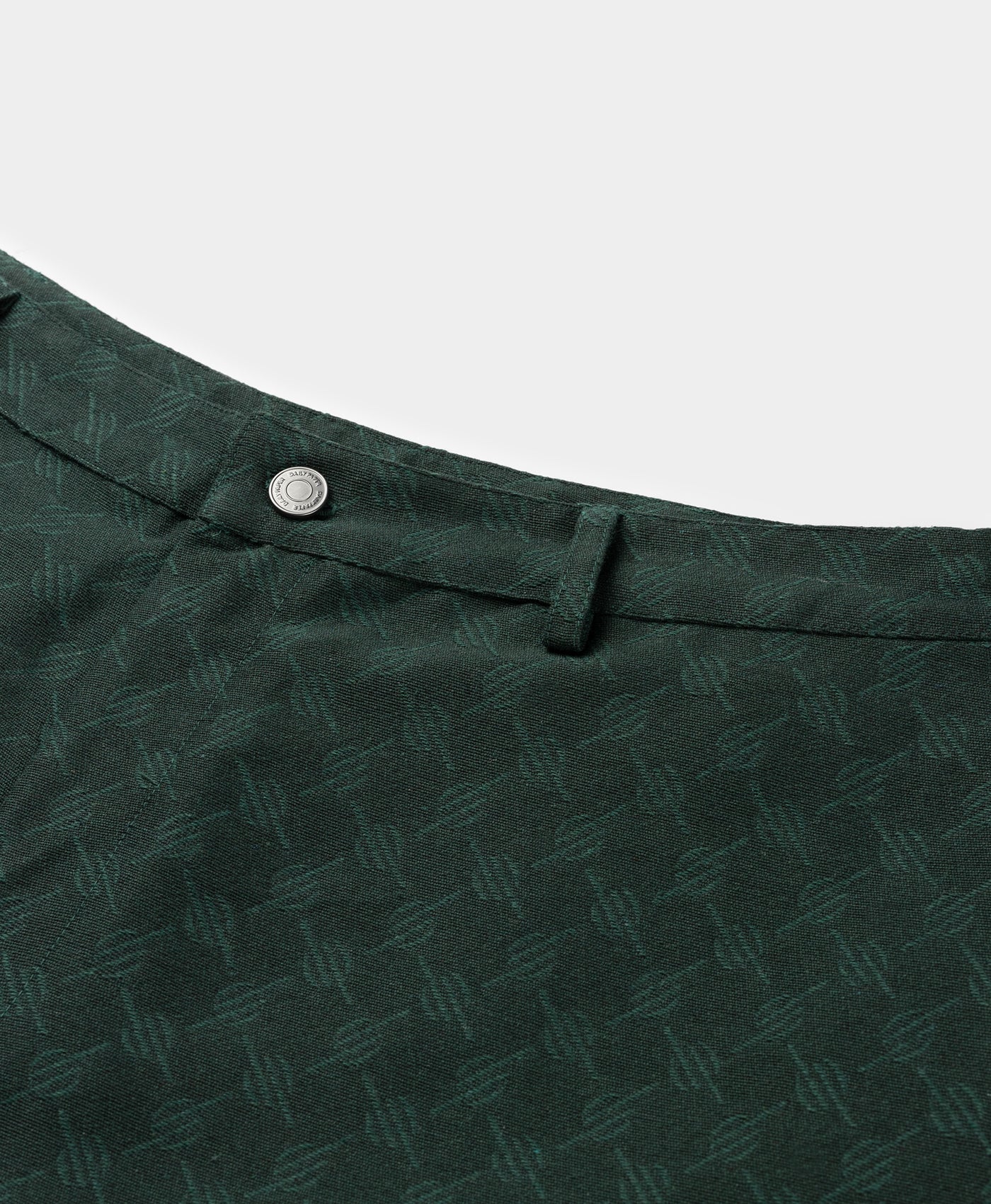 Pine Green Benji Monogram Cargo Shorts