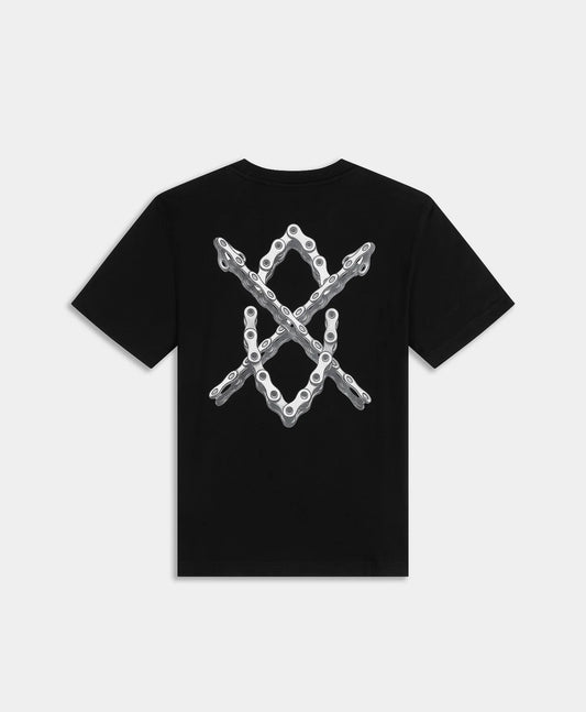 Black Chain Shield T-Shirt