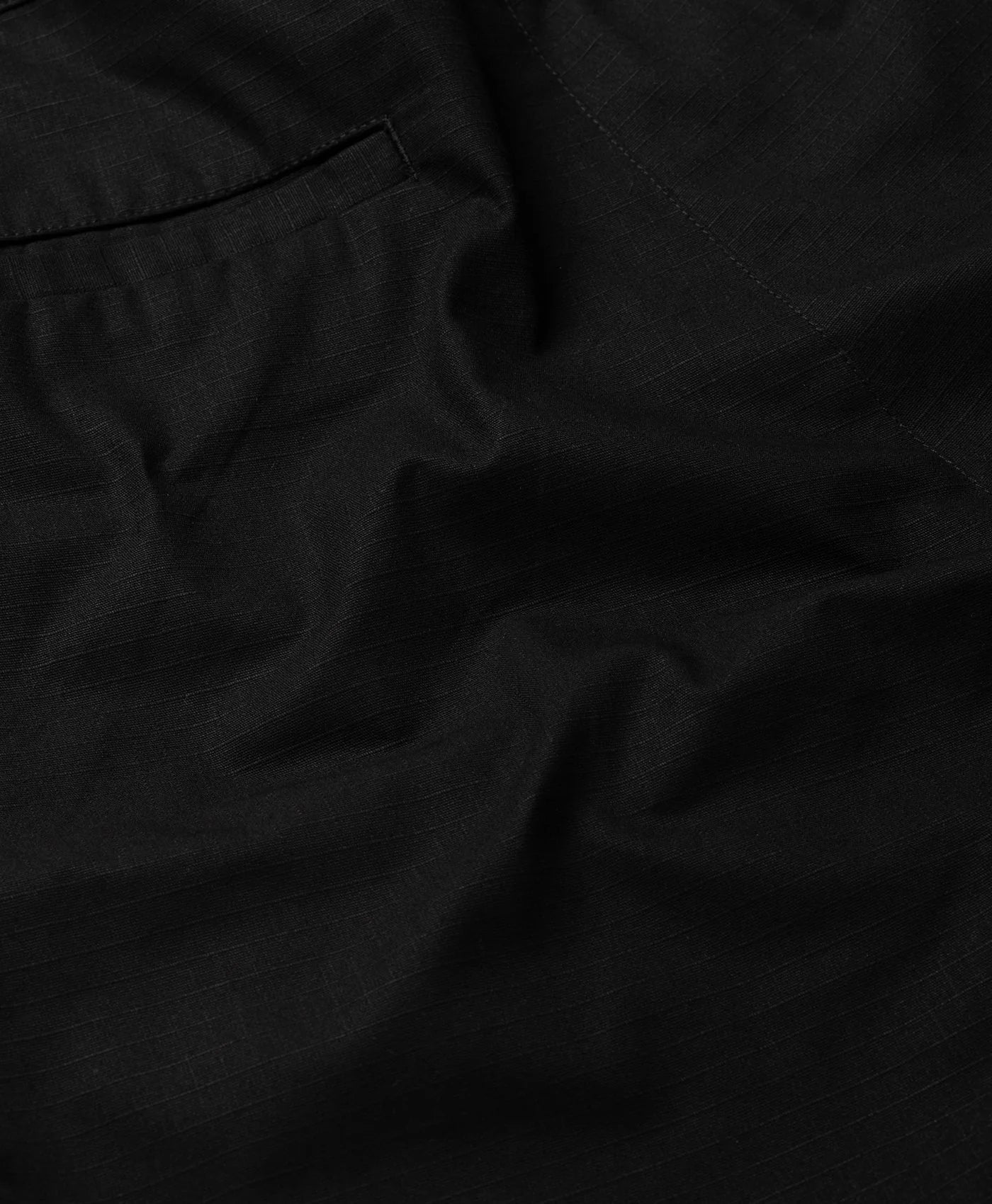 Black Oyster Cotton Cargo Shorts