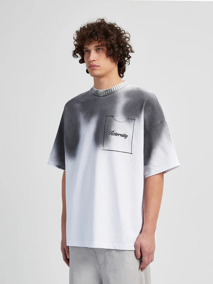 SPRAYED T-SHIRT - WHITE