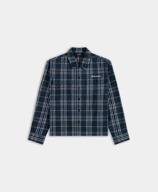 Brilliant Blue Chenille LS Shirt