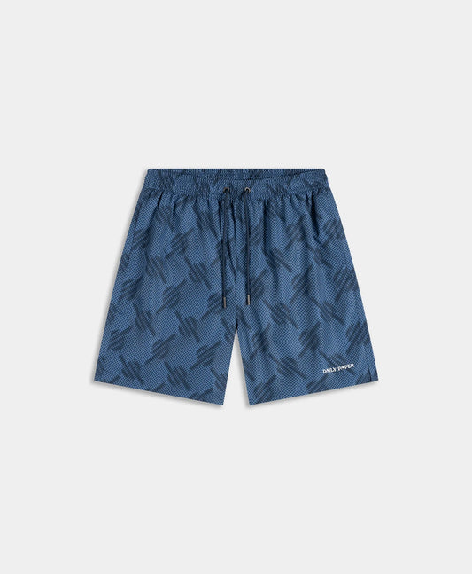 Quiet Harbor Dotted Monogram Swimshorts
