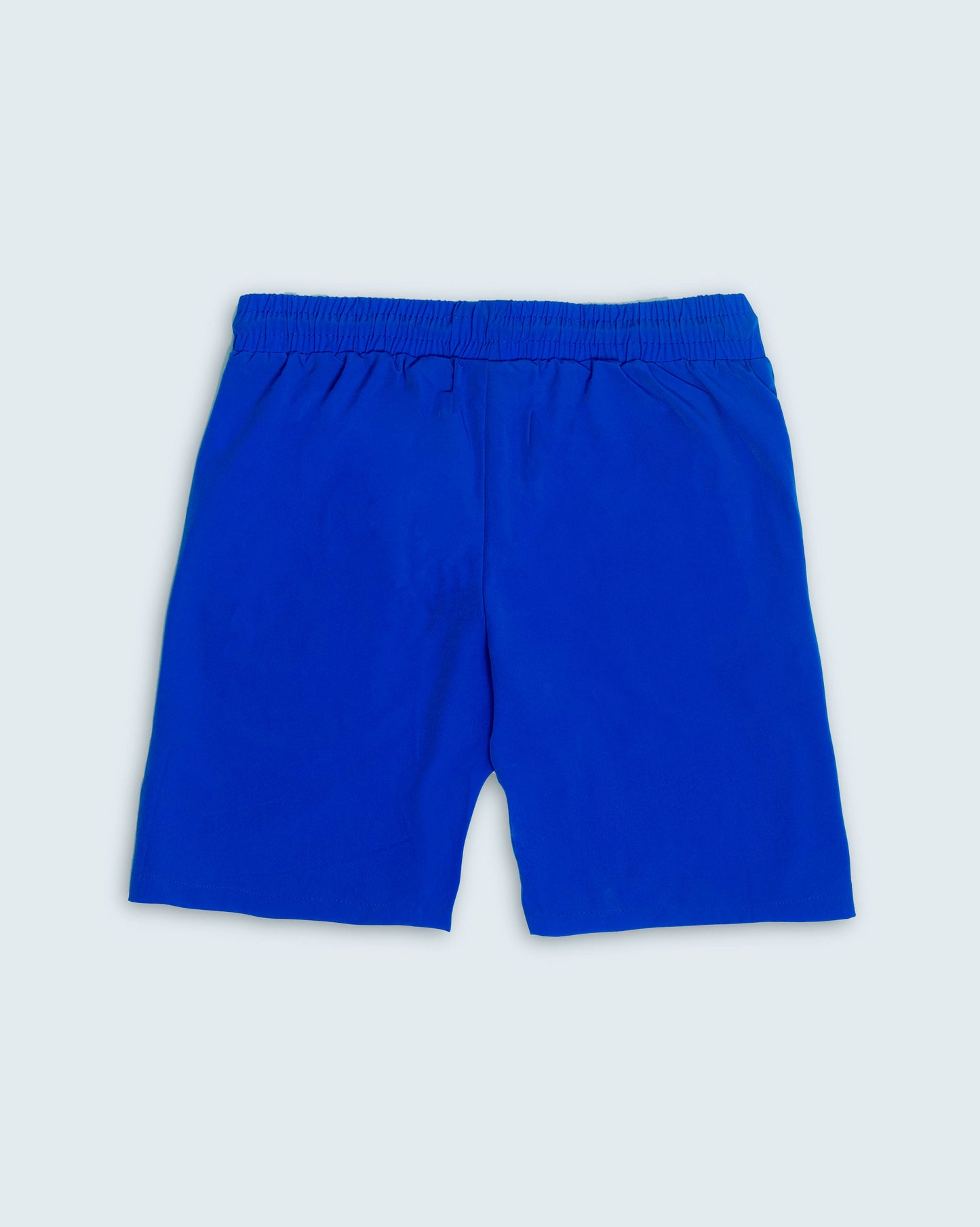 Blue Graffiti Logo Print Short