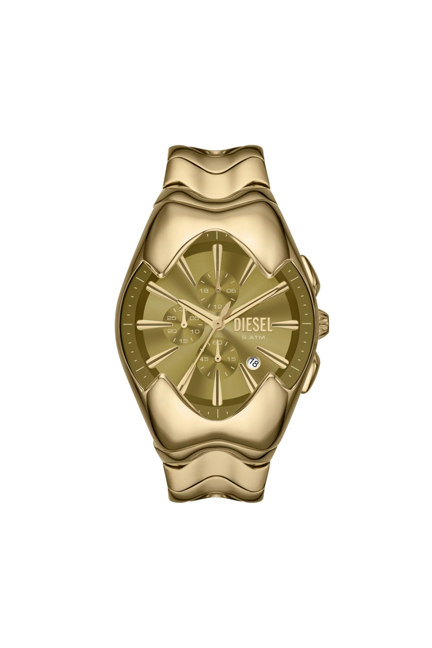 Diesel Mercurial Chronograph Gold-Tone Stainless Steel Watch
