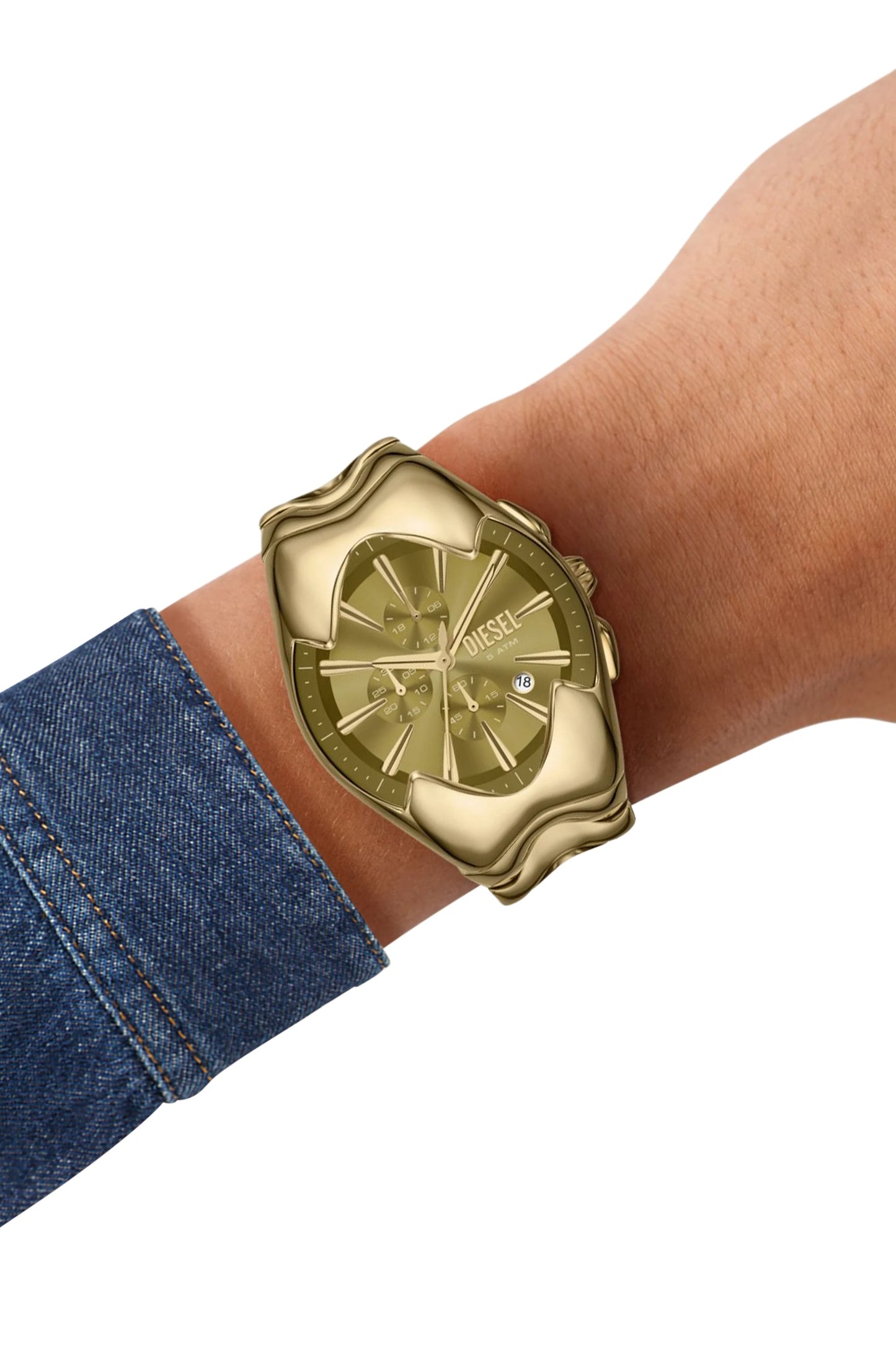 Diesel Mercurial Chronograph Gold-Tone Stainless Steel Watch