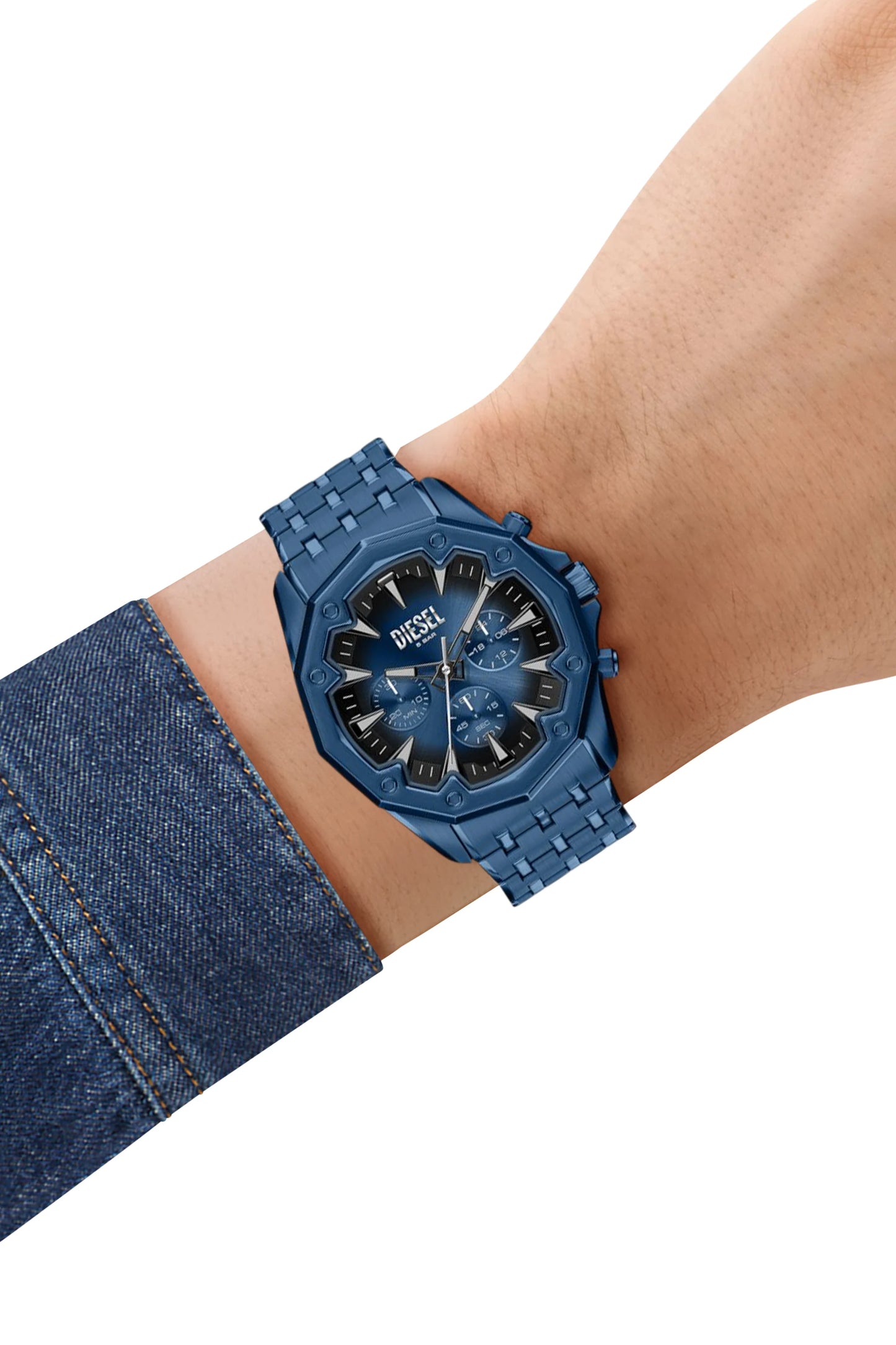 Stinger Blue Stainless Steel Watch