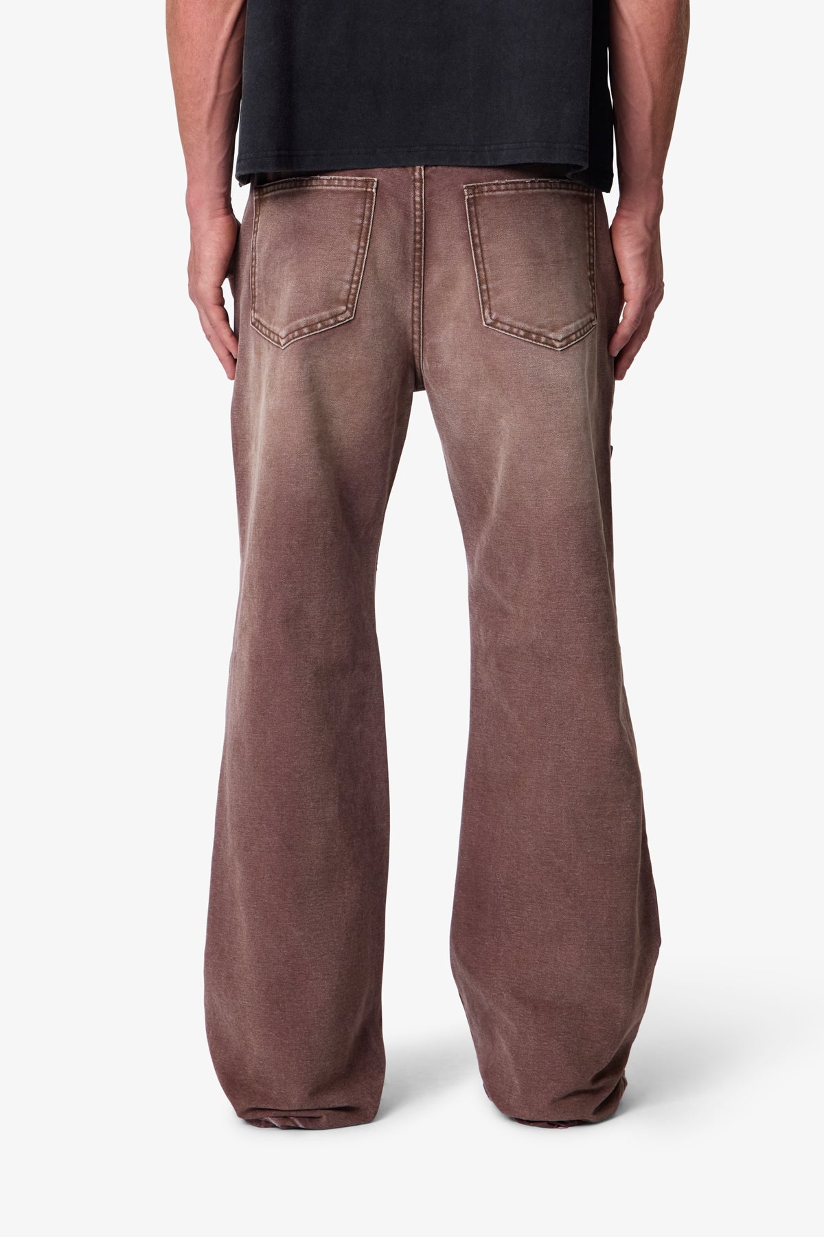 DISTRESSED IRON CROSS DENIM
