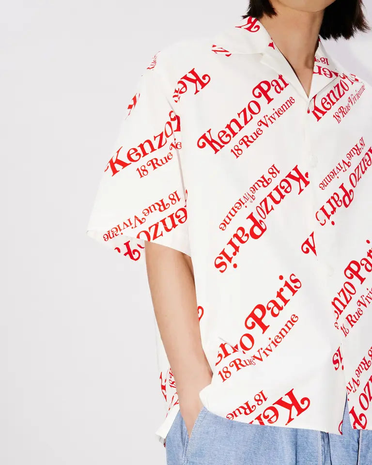 'KENZO BY VERDY' BOXY SHIRT - OFF WHITE