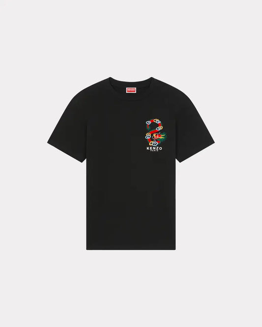 'YEAR OF THE DRAGON' EMBROIDERED SLIM T-SHIRT