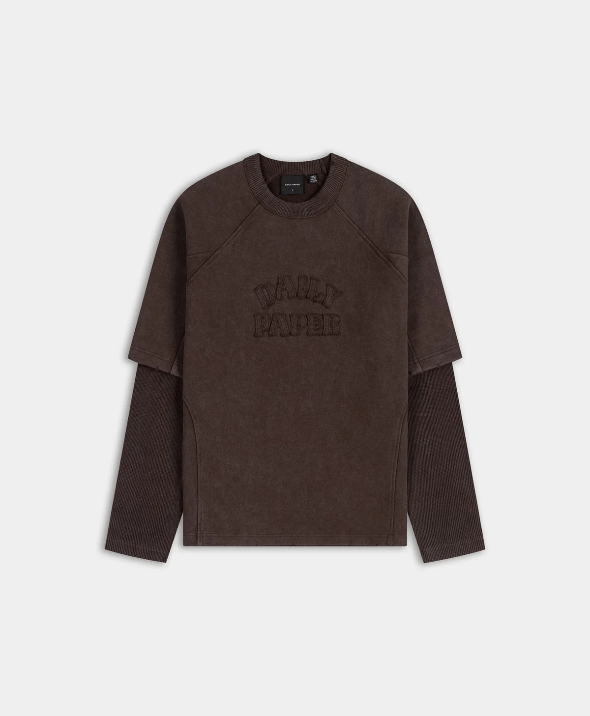 Boxy Mole Raglan Stacked Layered Longsleeve