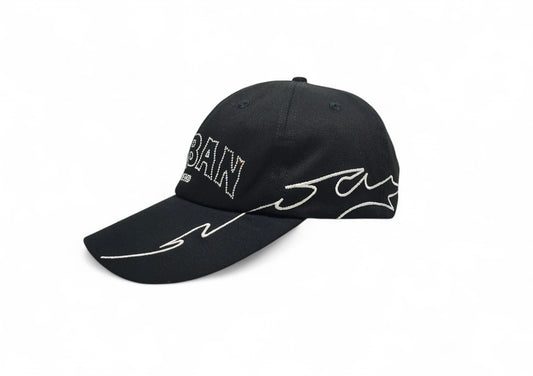 Rhinestone Logo Glam Baseball Cap