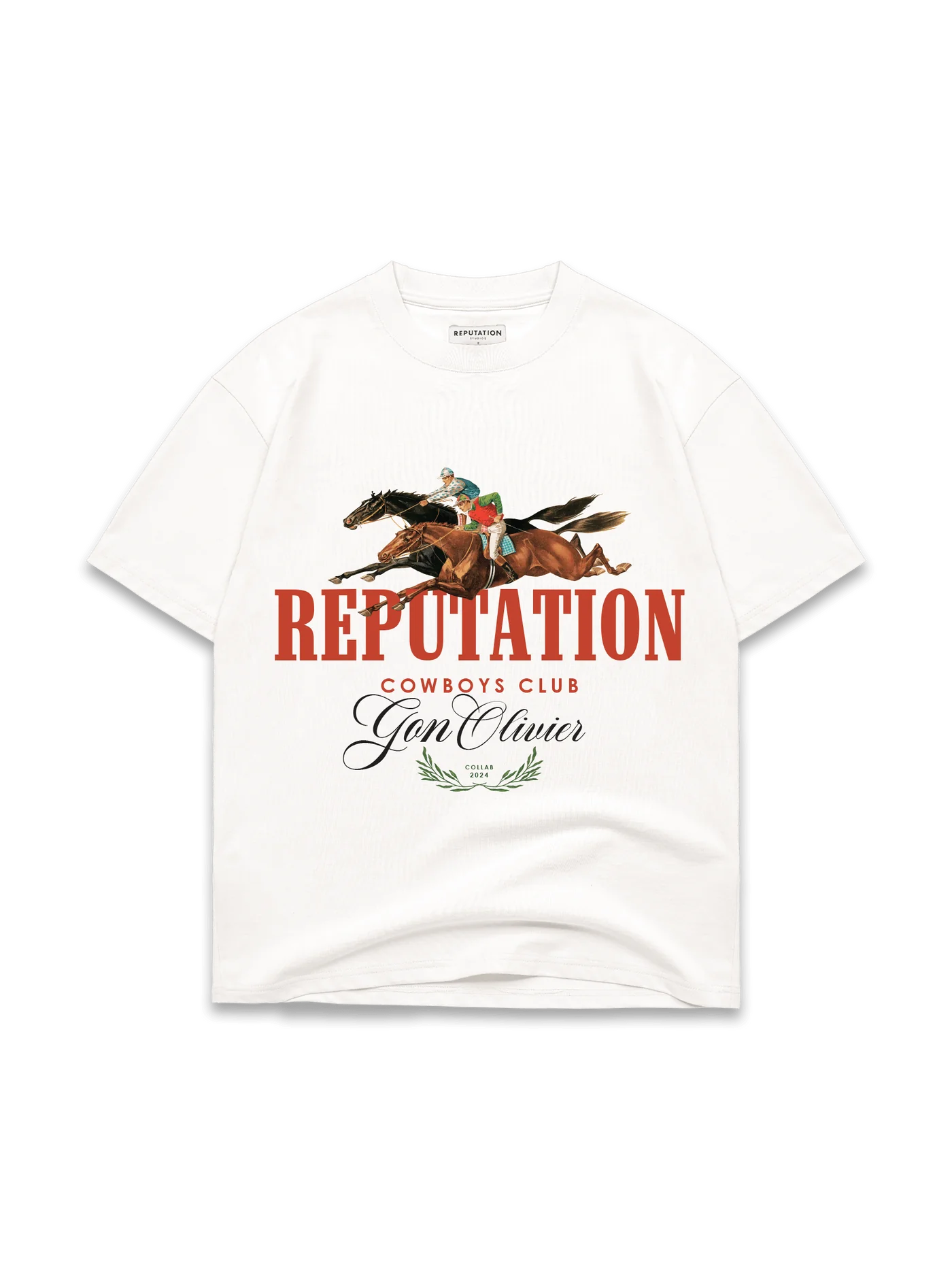 GonOlivier x Reputation Rodeo Tee - Cream