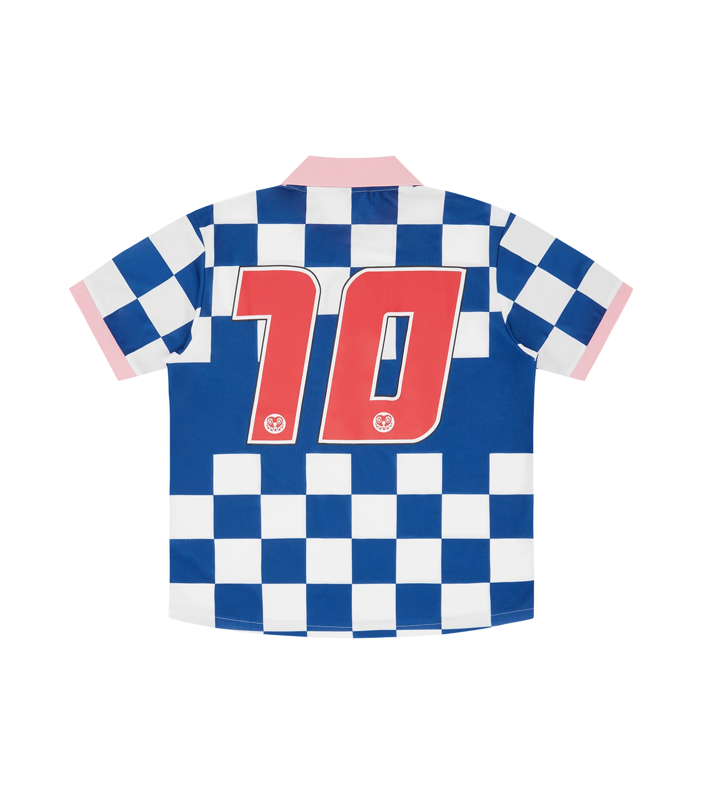 TEAM ICECREAM FOOTBALL SHIRT - BLUE CHECK