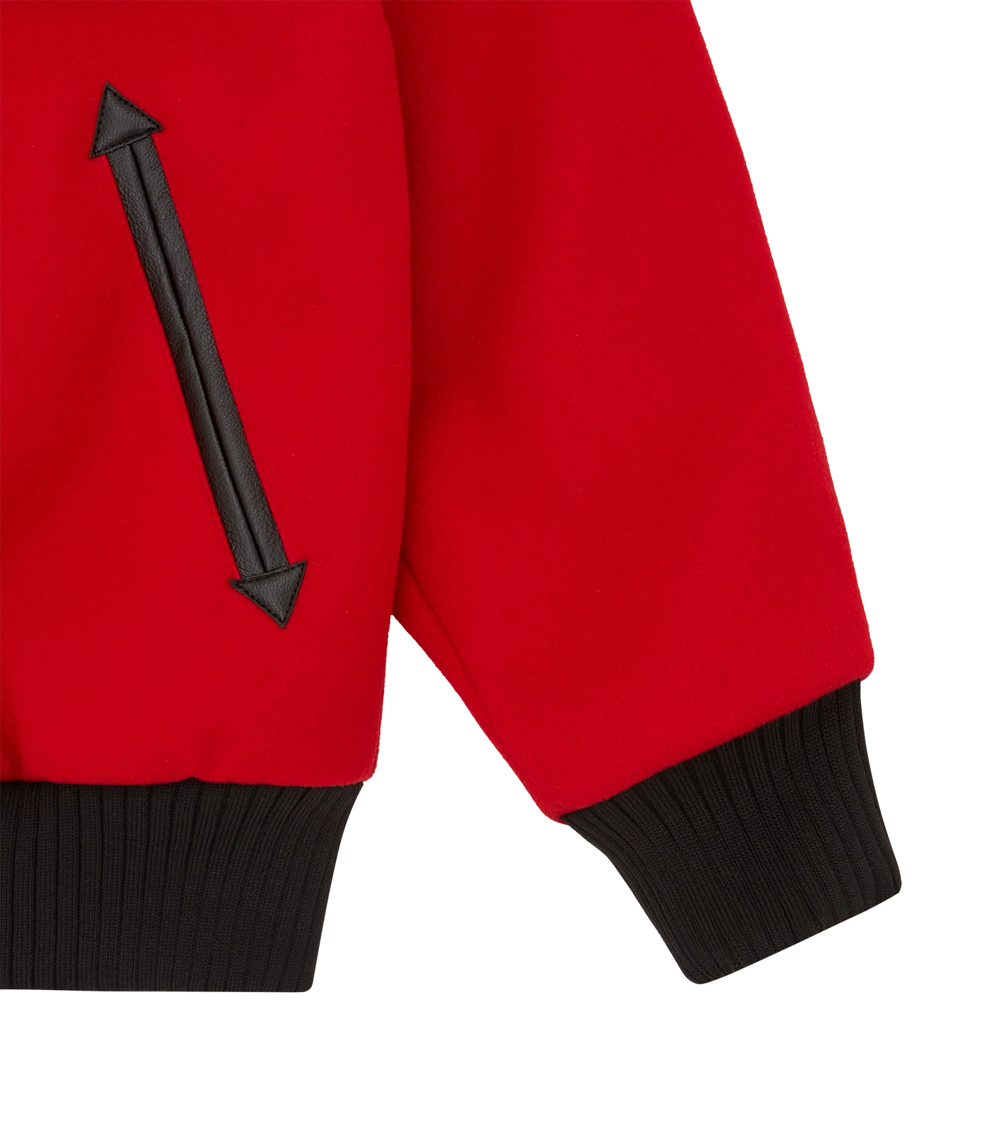 BULLDOG VARSITY JACKET - RED