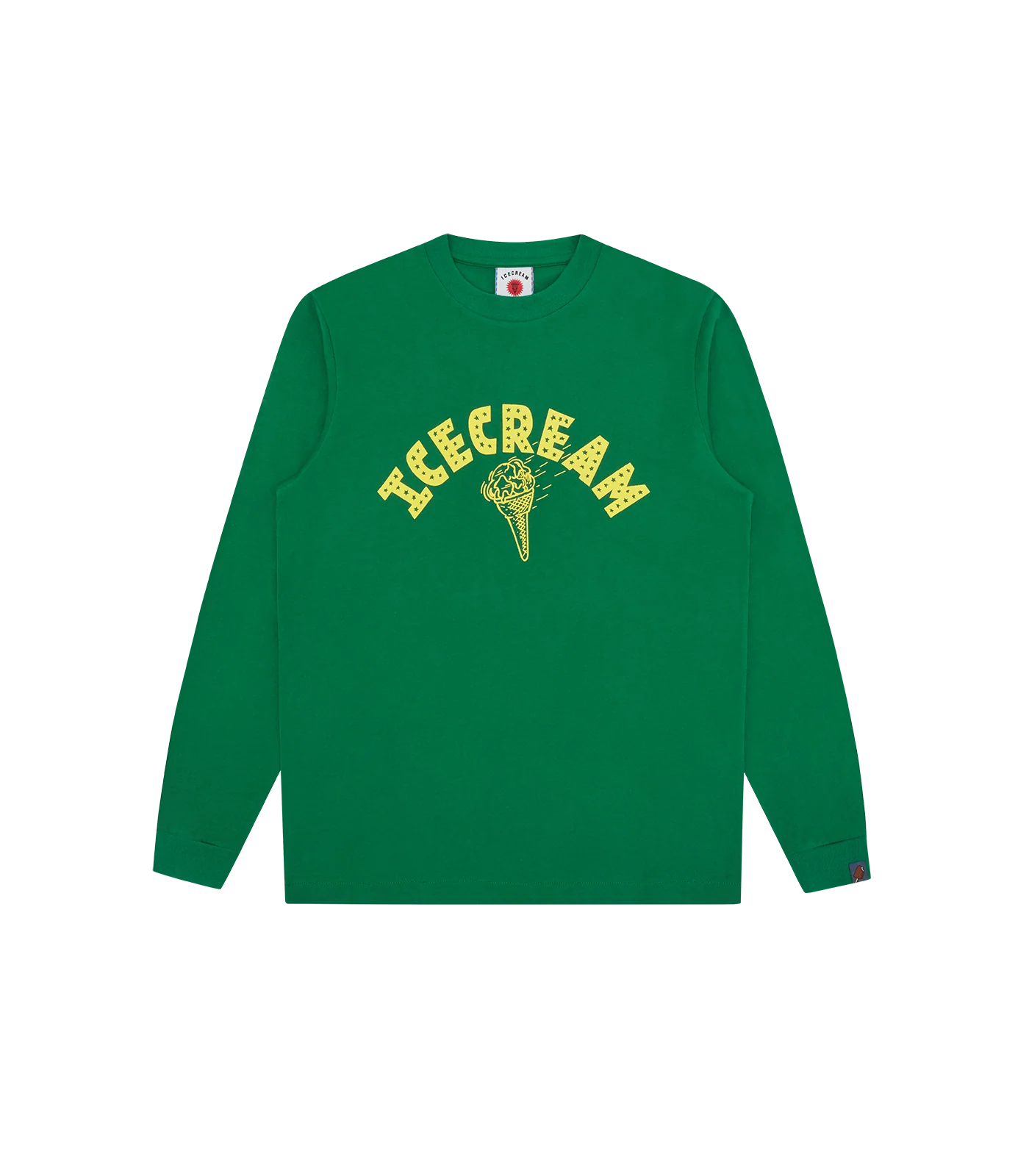 ICECREAM CONE L/S T-SHIRT - GREEN