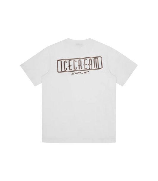 DINER COFFEE T-SHIRT - WHITE