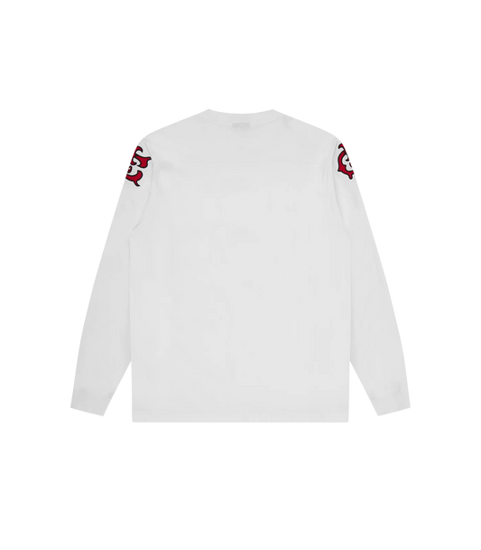 ICECREAM DESIGN L/S T-SHIRT - WHITE