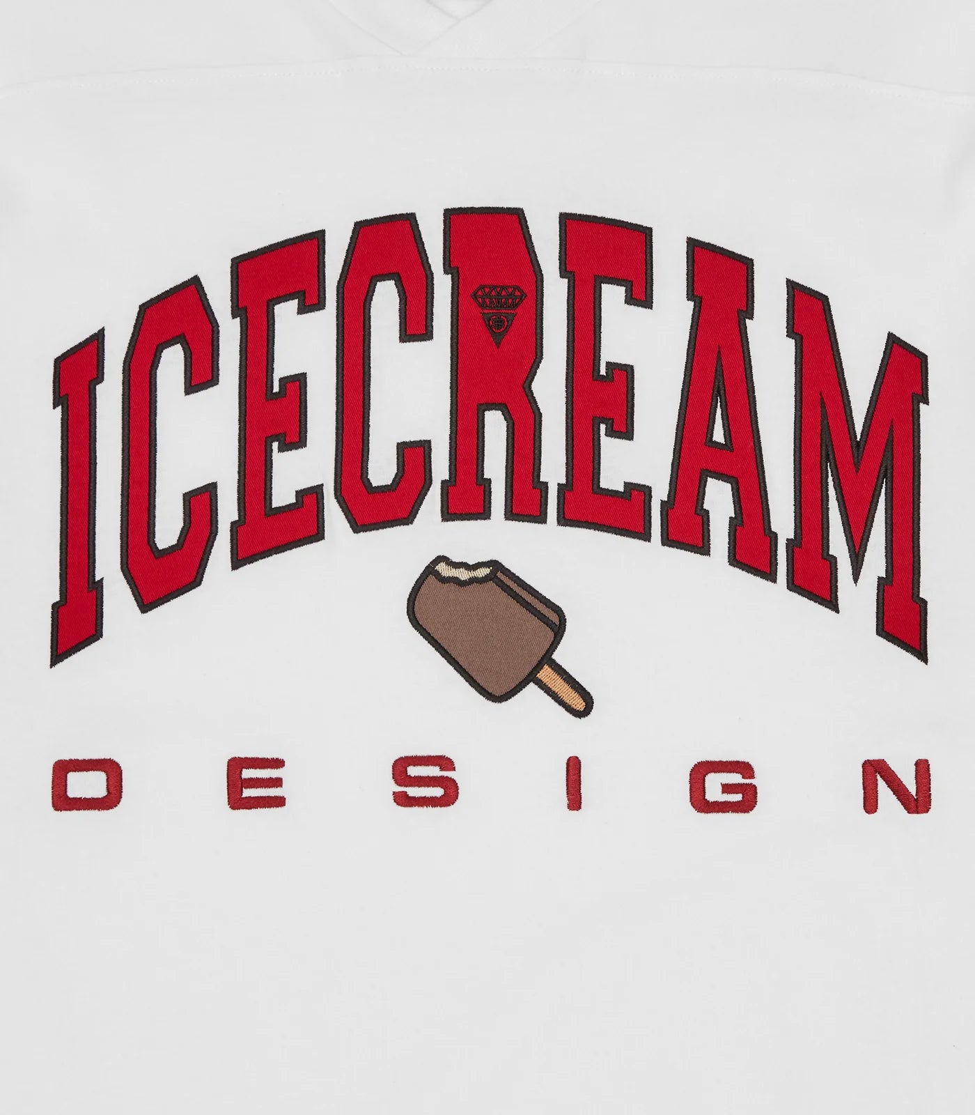 ICECREAM DESIGN L/S T-SHIRT - WHITE