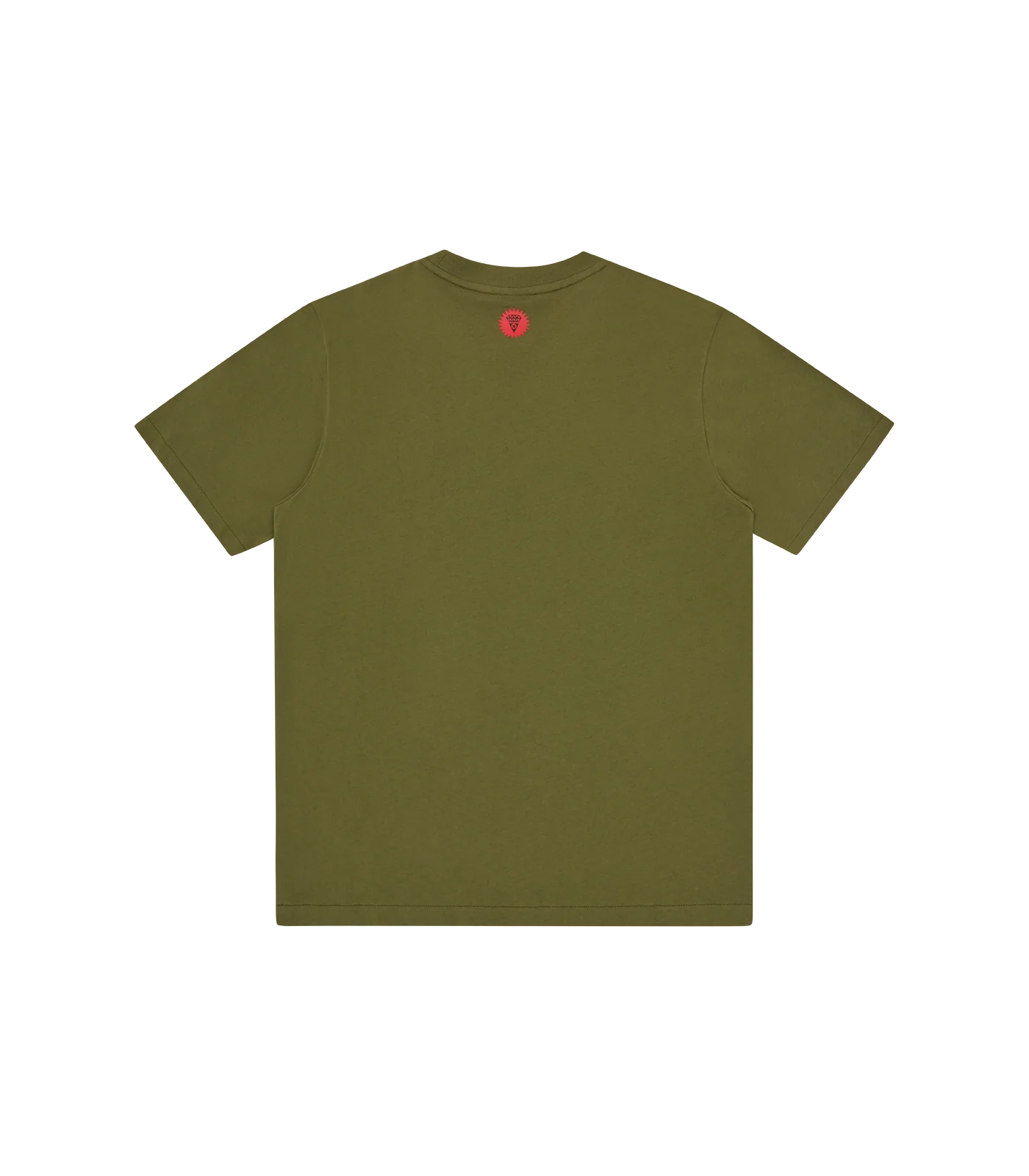 SPRAY PAINT RUNNING DOG T-SHIRT - GREEN