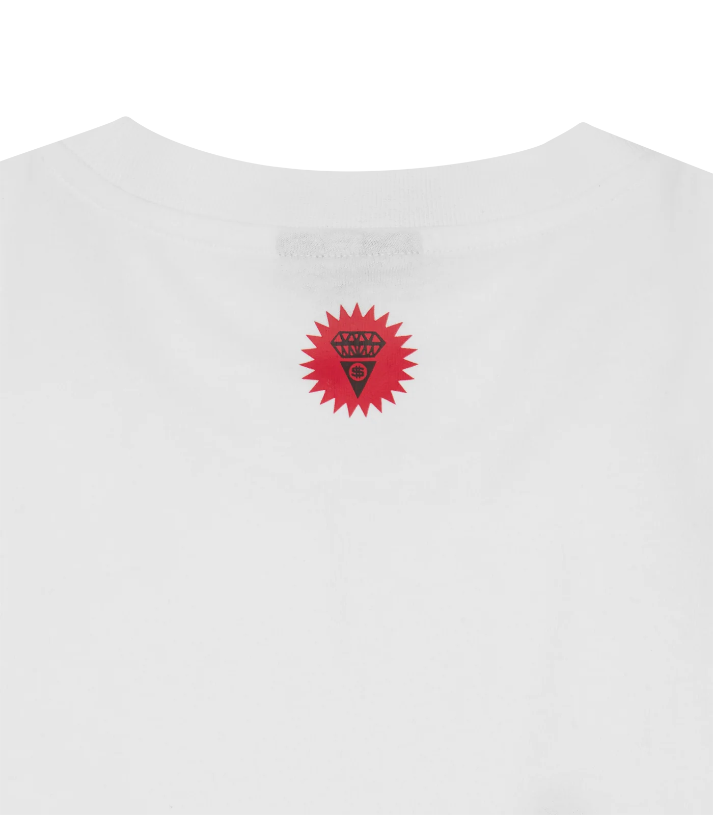 SPRAY PAINT RUNNING DOG T-SHIRT - WHITE