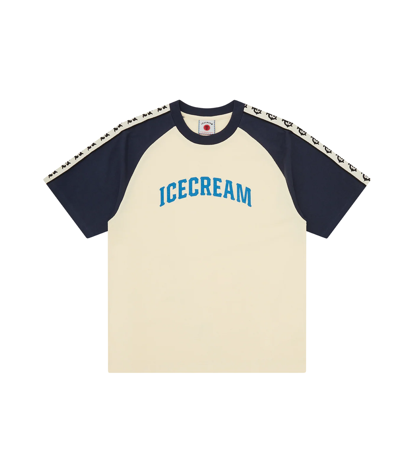 TEAM IC RAGLAN T-SHIRT - ECRU