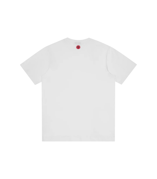 CRYSTAL RUNNING DOG T-SHIRT - WHITE
