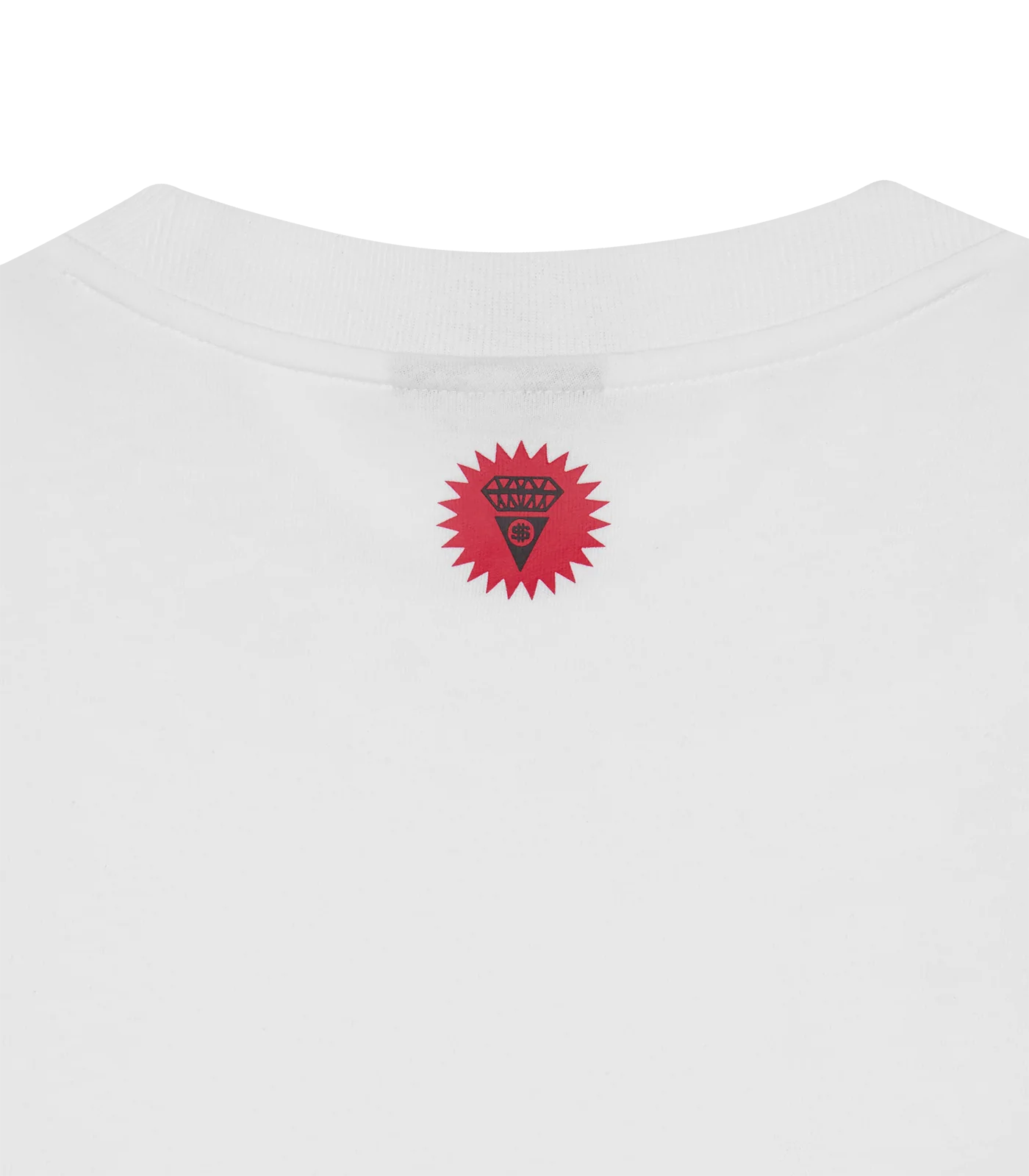 CRYSTAL RUNNING DOG T-SHIRT - WHITE