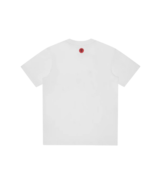 CHOC CHIP CAMO RUNNING DOG T-SHIRT - WHITE