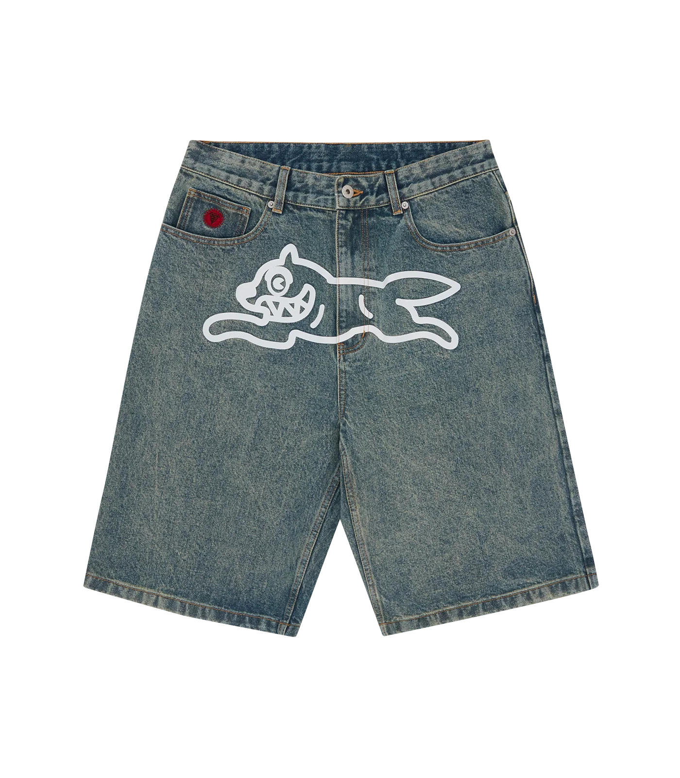 RUNNING DOG DENIM SHORTS - VINTAGE WASH