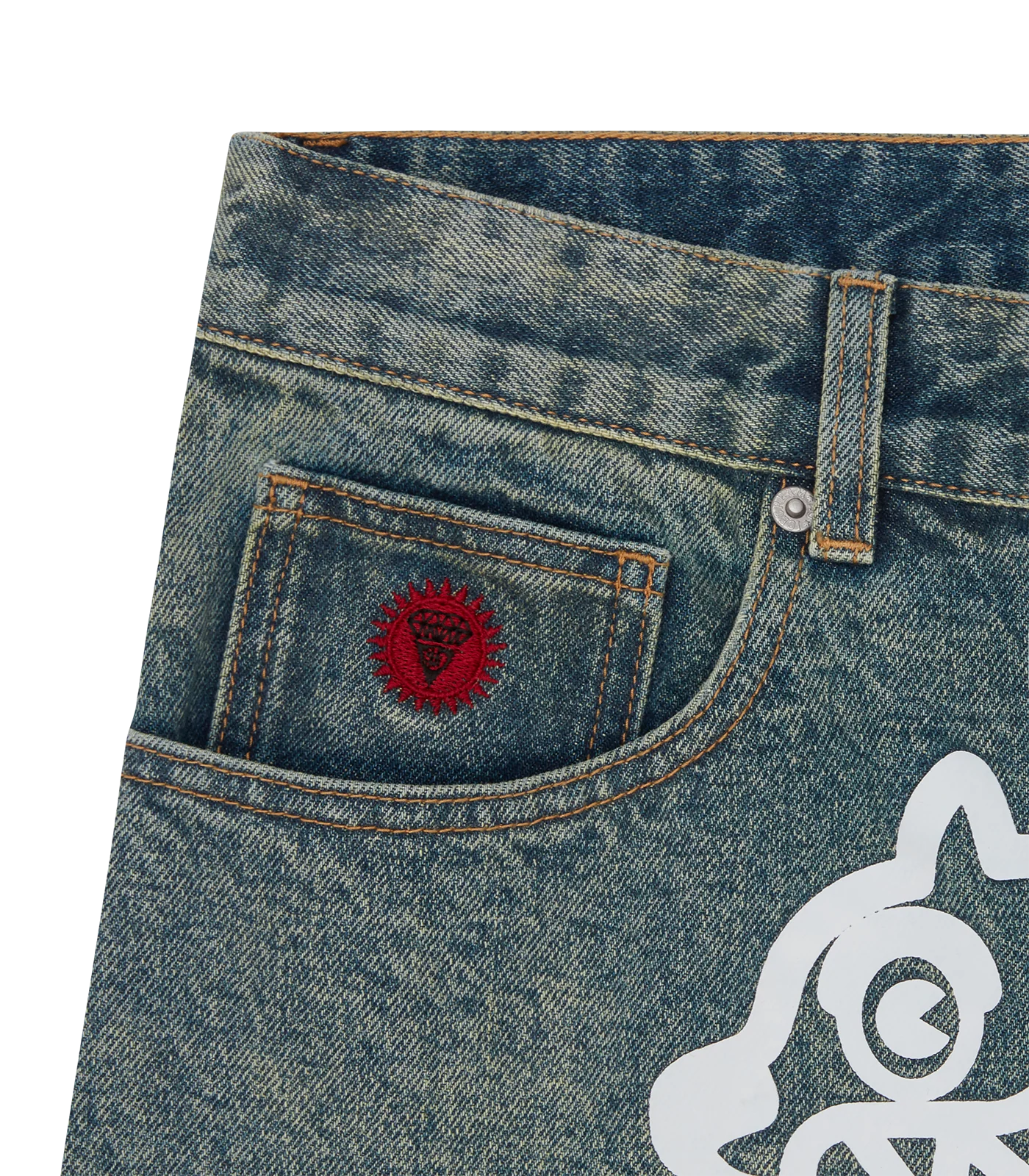 RUNNING DOG DENIM SHORTS - VINTAGE WASH