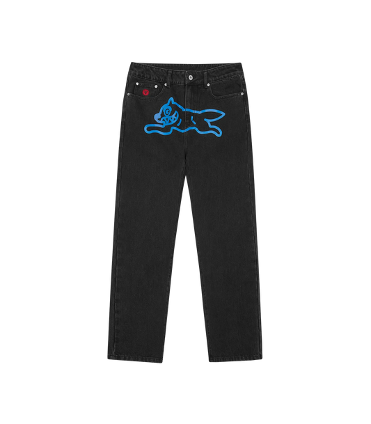 RUNNING DOG DENIM PANT - BLACK