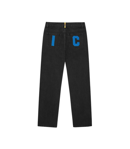 RUNNING DOG DENIM PANT - BLACK