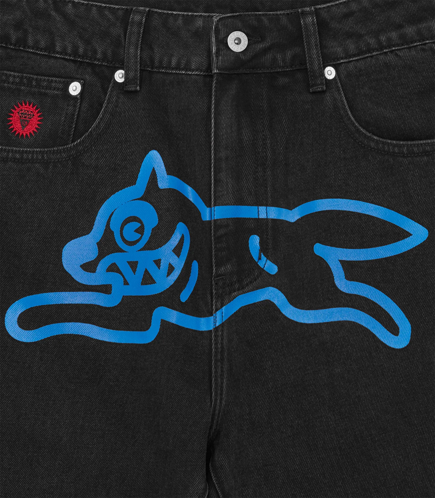 RUNNING DOG DENIM PANT - BLACK