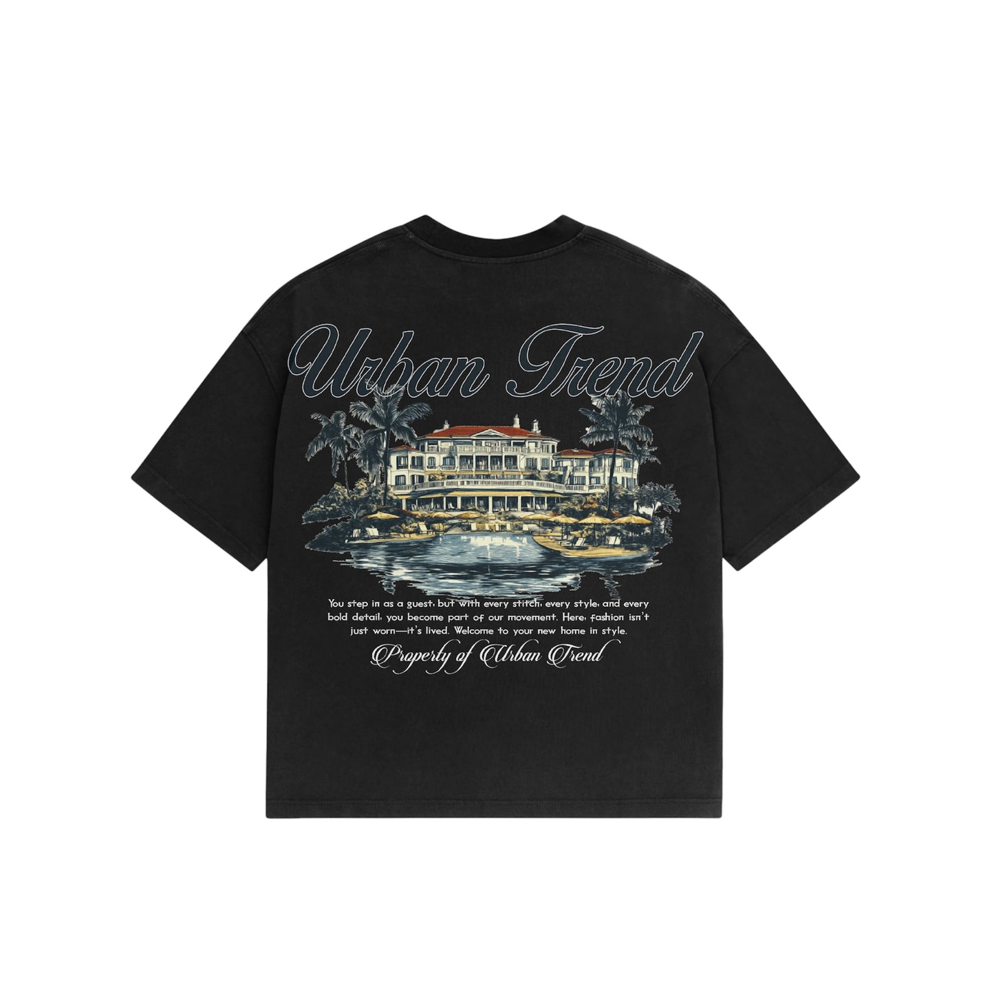 Riviera Estate Tee - Black