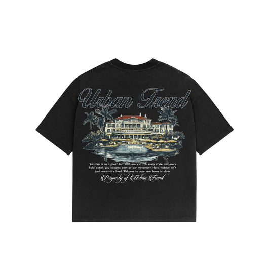 Riviera Estate Tee - Black