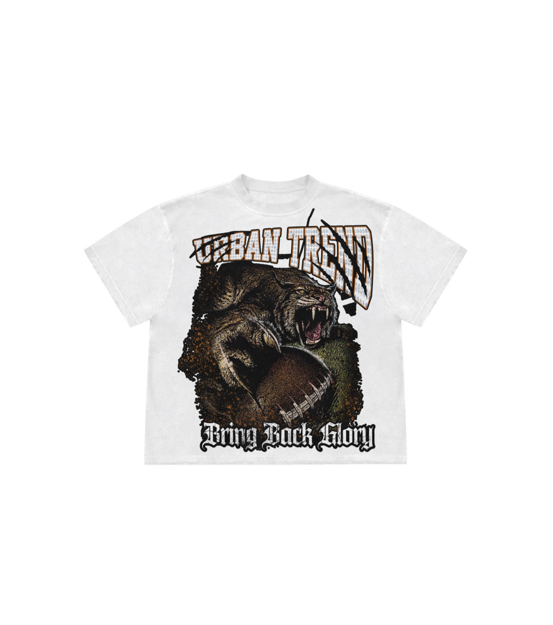 Glory Hunter Oversized Heavyweight Tee - White